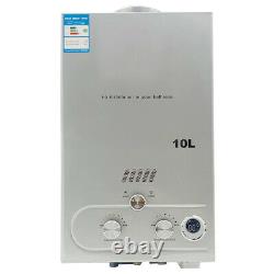 10L 2.6GPM Tankless LPG Liquid Propane Gas House Instant Hot Water Heater Indoor