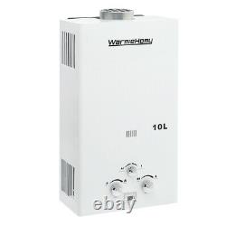 10L Gas Tankless Instant Water Heater Camping RV Horse Washing Tankless Boiler