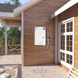 10L Hot Water Heater Tankless Gas LPG Portable Tankless Outdoor Camping Shower