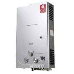 10L LPG Propane Gas Tankless Hot Water Heater Portable Instant Boiler