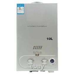 10L LPG Propane Gas Water Heater Instant Heat Tankless Boiler with shower Kit