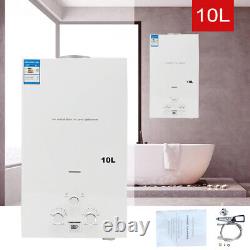 10L LPG Propane Gas Water Heater On-Demand Tankless Water Boiler with Shower Kit
