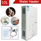 10l Natural Gas Hot Water Heater 20kw Tankless Heater With Shower Kit 2.64 Gpm