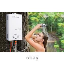 10L Portable Instant Water Heater Gas Boiler Tankless LPG Propane Camping Shower