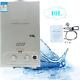10l Portable Tankless Natural Gas Water Heater Instant Camping Outdoor Shower