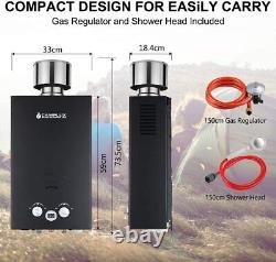 10L Propane Instant Gas Water Heater Tankless Boiler Camping Hot Water Shower