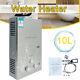 10l Propane Instant Water Heater Gas Tankless Camping Water Heater With Shower Kit