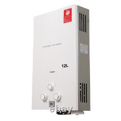 12L 3.2 GPM Instant LPG Water Boiler Tankless LPG Propane Gas Water Heater24KW