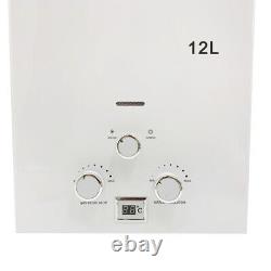 12L 3.2 GPM LPG Liquid Propane Gas Hot Water Heater Tankless With Shower Kit