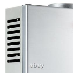 12L GAS LPG Hot Water Heater Propane Tankless Stainless Instant Boiler Stainless
