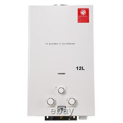 12L Hot Water Heater Instant Propane Gas LPG Tankless Shower Water Heater 24kw
