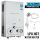 12l Lpg Propane Gas Tankless Instant Hot Water Heater Boiler With Shower Kit