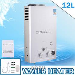 12L LPG Propane Gas Tankless Instant Hot Water Heater Boiler With Shower Kit UK