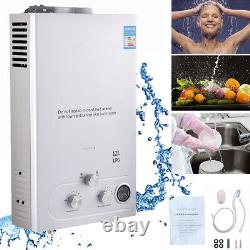 12L Propane Gas LPG Tankless Instant Hot Water Heater Boiler for Camping Shower