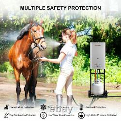 12L Tankless Instant Gas Hot Water Heater 37mbar Tankless Boiler Outdoor Shower