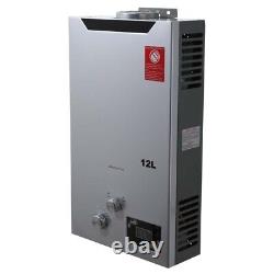 12L Tankless LPG Liquid Propane Gas Water Heater 24KW On-Demand Gas Water Burner