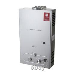 16KW Instant Hot Water Heater Tankless Gas Boiler LPG Propane 8L Shower 2.11 GPM