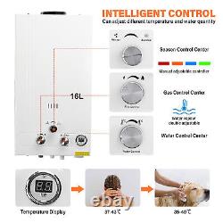 16L/4.2GPM Tankless Water Heater Natural Gas Water Boiler On-Demand Whole House