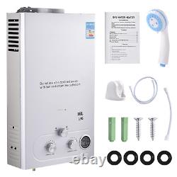 16L Gas Hot Water Heater Portable Shower Camping LPG Outdoor Instant 32KW UK