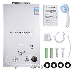 16L Gas Hot Water Heater Portable Shower Camping LPG Outdoor Instant 32KW UK