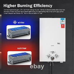 16L Instant Gas Hot Water Heater Tankless Propane Gas Boiler LPG Water Heater UK