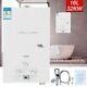 16l Natural Gas Hot Water Heater Lng On-demand Tankless Instant + Shower Head Uk