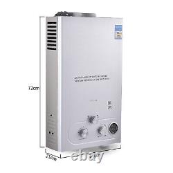 16L Portable Gas Water Heater Shower Outdoor Camping Hot Tankless LPG System
