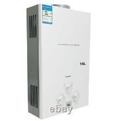 16L Propane Gas LPG Tankless Hot Water Heater 32KW 4.3GPM Camping Shower Heater