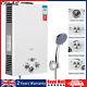 16l Propane Gas Tankless Instant Lpg Hot Water Heater Boiler With Shower Kit