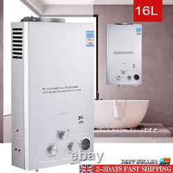 16L Propane Gas Water Heater LPG Tankless Instant Hot Water Heater with Shower Kit