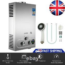 18L 36KW GAS LPG Hot Water Heater Propane Tankless Stainless Instant Boiler UK