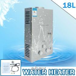 18L 36KW Propane Gas Instant Water Heater LPG Gas Water Heater with Shower Kit UK