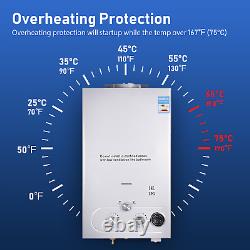 18L 36kw Instant Hot Water Heater Gas Boiler Tankless Water Boiler LPG Propane