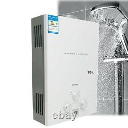 18L 4.8GPM Propane Instant Gas Hot Water Heater Portable Tankless Water Heater