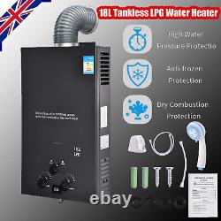 18L Instant Gas Hot Water Heater Tankless Propane Gas Boiler LPG Water Heater