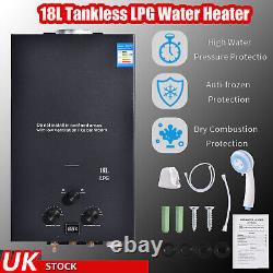 18L Instant Gas Hot Water Heater Tankless Propane Gas Boiler LPG Water Heater UK