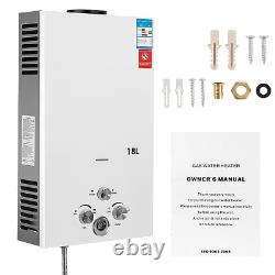 18L Instant Gas Hot Water Heater Tankless Propane Gas Boiler LPG Water Heater UK