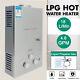 18l Instant Hot Water Tankless Heater Boiler Lpg Portable For Camping Shower