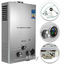 18L LPG Hot Water Heater Propane Gas Boiler Tankless 36KW with Shower Head Kit