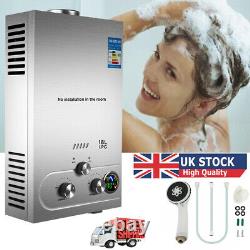 18L LPG Hot Water Heater Propane Gas Tankless Instant Boiler Portable Shower Kit