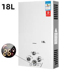 18L LPG Propane Gas Tankless Instant Hot Water Heater Boiler With Shower Head