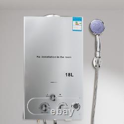 18L LPG Propane Gas Tankless Instant Hot Water Heater Boiler With Shower Kit NEW