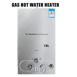 18L LPG Propane Gas Tankless Instant Hot Water Heater Boiler With Shower Kit NEW