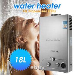 18L LPG Propane Gas Water Heater Tankless Instant Hot Water Heater Boiler Burner