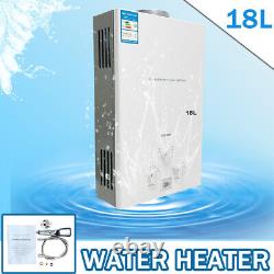 18L LPG Propane Gas Water Heater Tankless Instant Hot Water Heater Boiler Burner