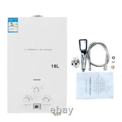 18L Natural Gas Hot Water Heater On-Demand Tankless Instant Indoor + Shower Head