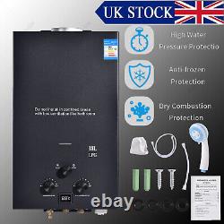 18L Propane Gas Tankless 36Kw LPG Instant Hot Water Heater Boiler With Shower Kit