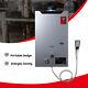 18l Tankless Hot Water Heater Boiler With Shower Head Lpg Propane Gas Home Silver