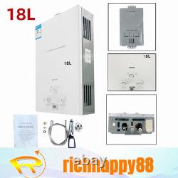 18L Tankless Instant Gas Hot Water Heater Portable Shower Camping LPG Outdoor