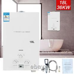 18L Tankless Water Heater LPG Liquid Propane Gas Instant Camping Outdoor Shower